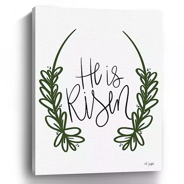 Best He is Risen Canvas Art Print Easter Decorations