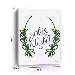Best He is Risen Canvas Art Print Easter Decorations