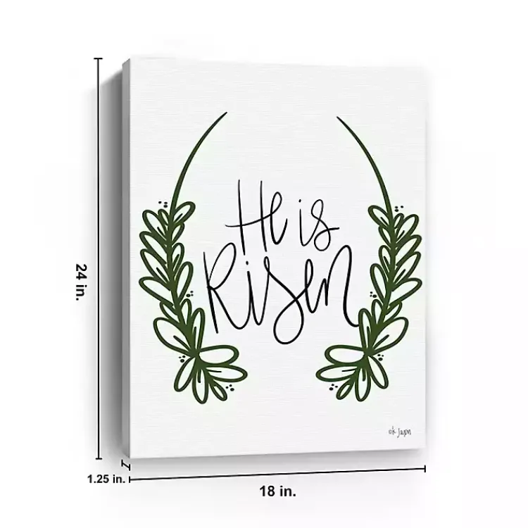 Best He is Risen Canvas Art Print Easter Decorations