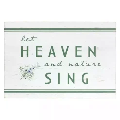 Best Heaven and Nature Sing Wall Plaque Christmas Art & Wall Decor