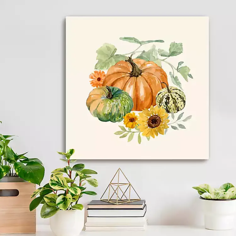 Outlet Heirloom Harvest Canvas Wall Plaque Fall