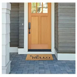 Kirklands Home Doormats|Hello Antlers Doormat Brown
