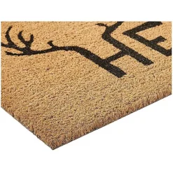 Kirklands Home Doormats|Hello Antlers Doormat Brown