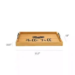 Outlet Hello Fall Wood Tray Fall
