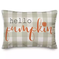Online Hello Pumpkin Double Sided Accent Pillow Fall