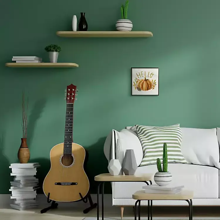 Hot Hello Pumpkin Wood Framed Giclee Art Print Fall