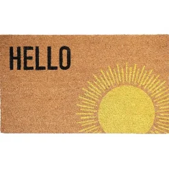 Kirklands Home Doormats|Hello Sunburst Doormat
