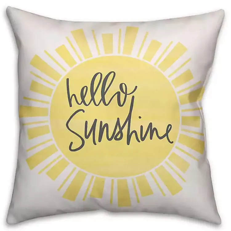 Sale Hello Sunshine Pillow Pillows