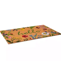 Kirklands Home Doormats|Hello Wildflower Doormat