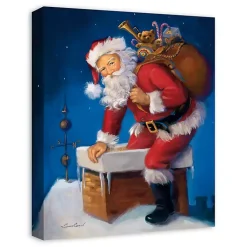 Outlet Here Comes Santa Canvas Art Print Christmas Art & Wall Decor