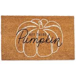 Online Hey There Pumpkin Outline Doormat Fall