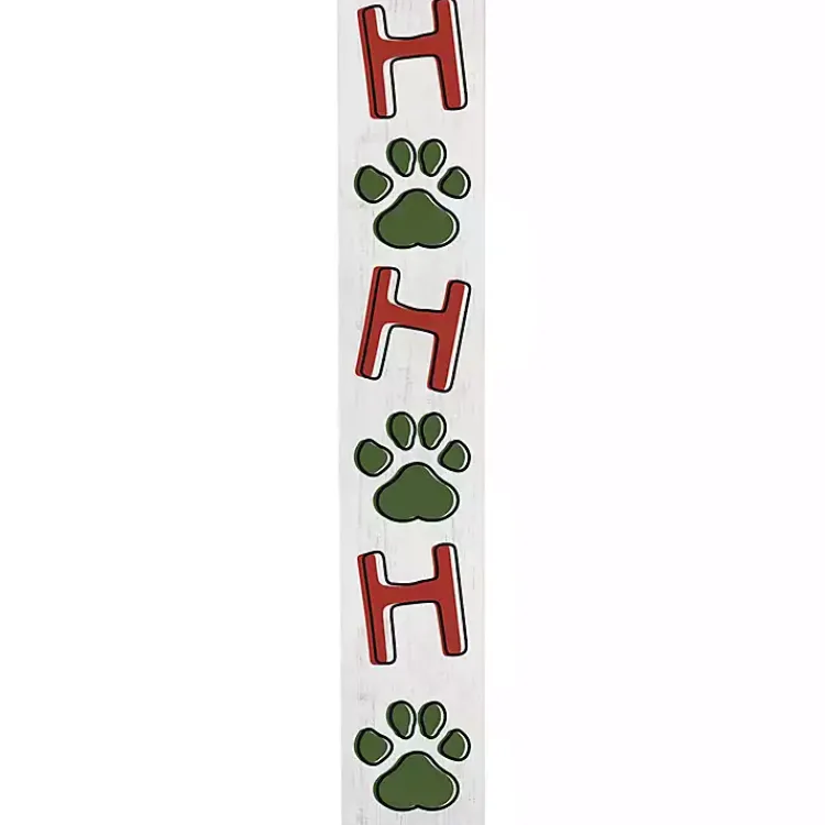 Hot Ho Ho Ho Paws Porch Board Outdoor Christmas Decorations