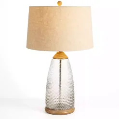 Kirklands Home Table Lamps|Hobnail Glass Table Lamp Tan