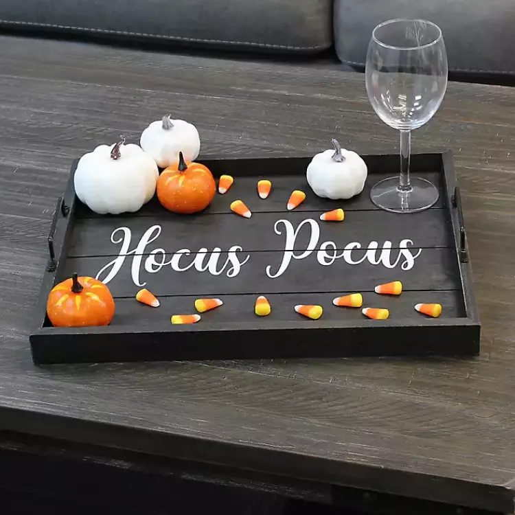 Online Hocus Pocus Wood Tray Halloween