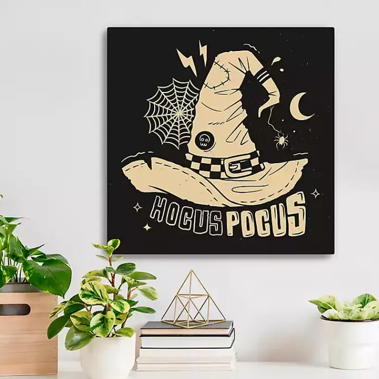 Sale Hocus Pocus Witchy Canvas Art Print Halloween