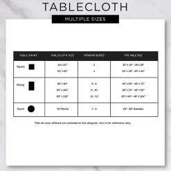 Discount Holiday Berries Tablecloth, 52 in. Christmas Dining & Entertaining