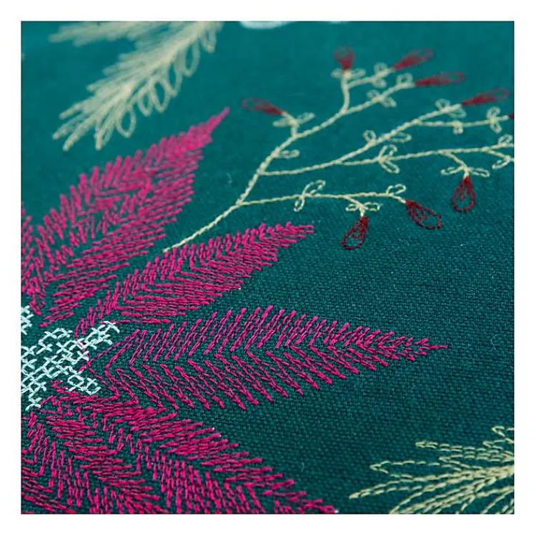 Clearance Holiday Botanicals Christmas Throw Pillow Pillows