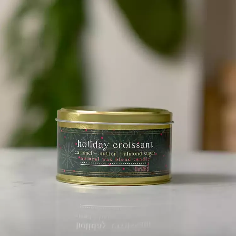 Best Holiday Croissant Gold Tin Jar Candle Candles