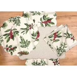 Outlet Holiday Greenery Table Runner Christmas Dining & Entertaining