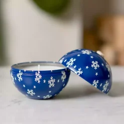 Holiday Homecoming Tin Candle Ornament Candles