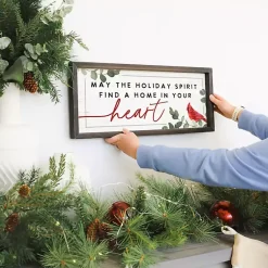 Discount Holiday Spirit Cardinal Wall Plaque Christmas Art & Wall Decor