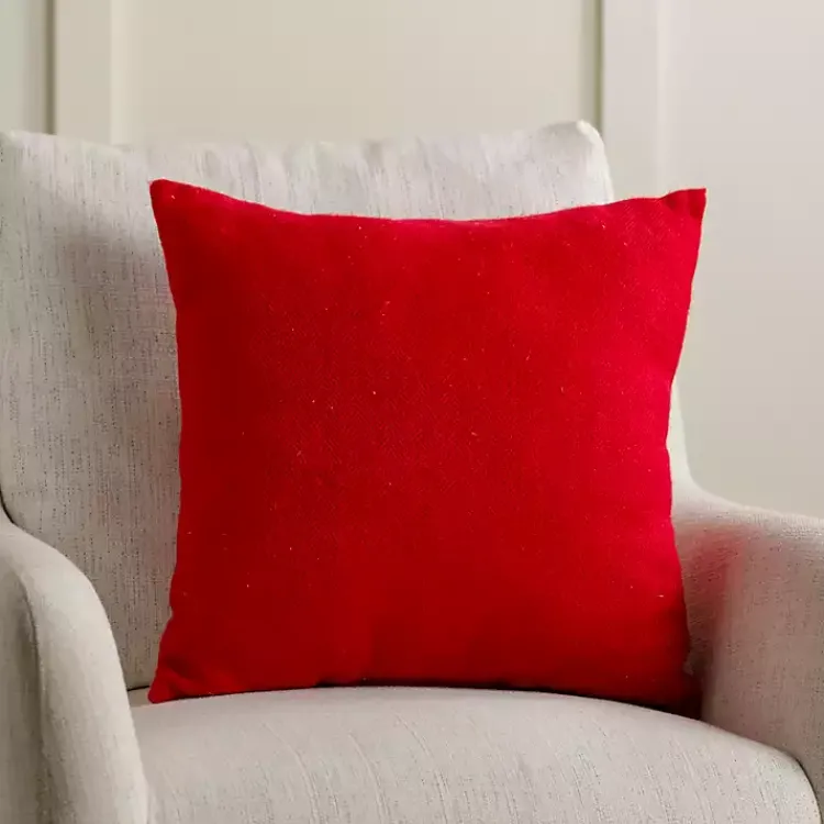 Online Holly Jolly Embroidered Pillow Pillows