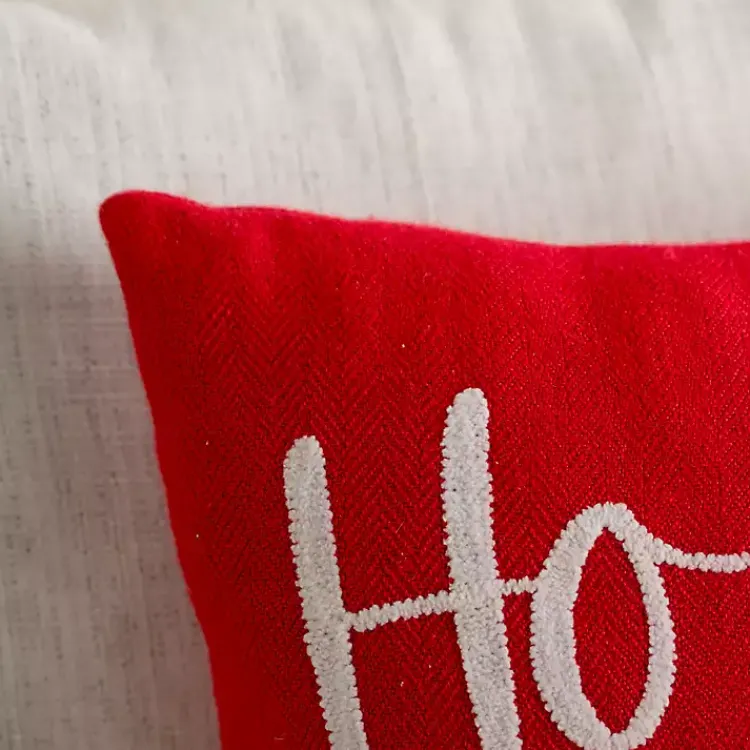 Online Holly Jolly Embroidered Pillow Pillows