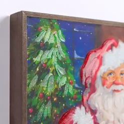 Outlet Holly Santa Cookies and Hot Cocoa Canvas Art Print Christmas Art & Wall Decor