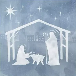 New Holy Family Star Stable Framed Canvas Art Print Christmas Art & Wall Decor