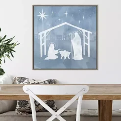 New Holy Family Star Stable Framed Canvas Art Print Christmas Art & Wall Decor