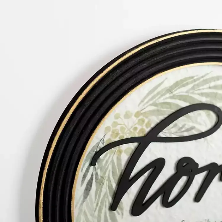 Kirklands Home Wall Quotes & Signs|Home Botanical Framed Wall Plaque