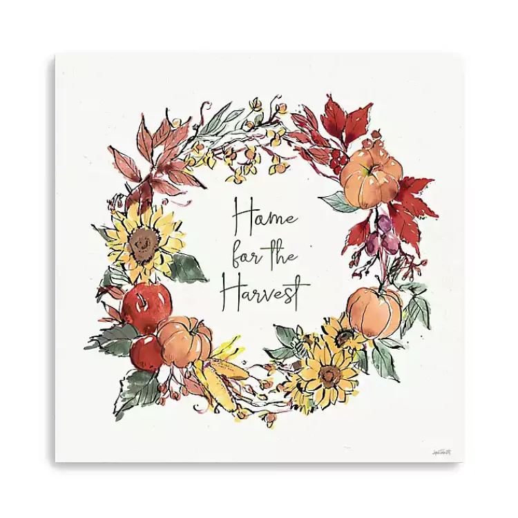 Outlet Home For The Harvest Wreath Wall Art Fall