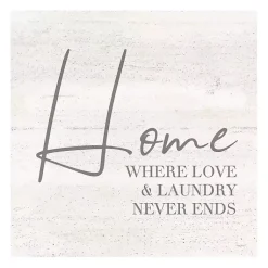 Kirklands Home Wall Quotes & Signs|Home Love and Laundry Canvas Art Print