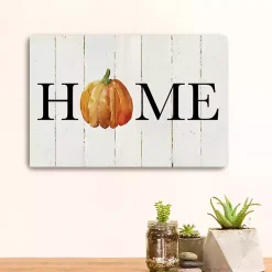 New Home Pumpkin Canvas Art Print, 16x20 Fall