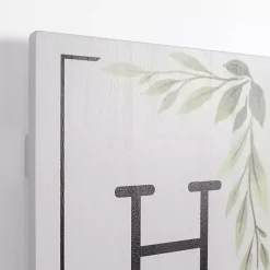 Kirklands Home Garden Decor|Home Sweet Home Greenery Porch Board