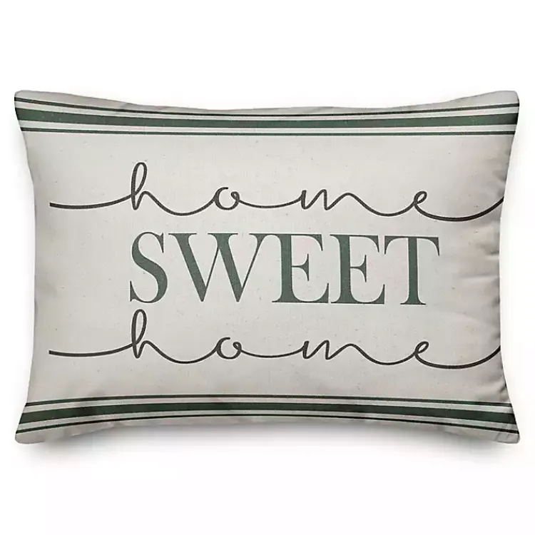 Sale Home Sweet Home Indoor/Outdoor Lumbar Pillow Pillows
