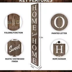 Kirklands Home Garden Decor|Home Sweet Home Porch Board
