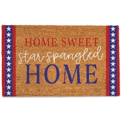 Kirklands Home Doormats|Home Sweet Star-Spangled Home Coir Doormat
