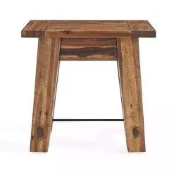Kirklands Home Accent & End Tables|Honey Acacia Rustic Accent Table Tan