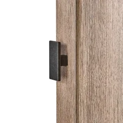 Kirklands Home Shelves|Honey Woodgrain Wall-Mounted Cabinet Tan