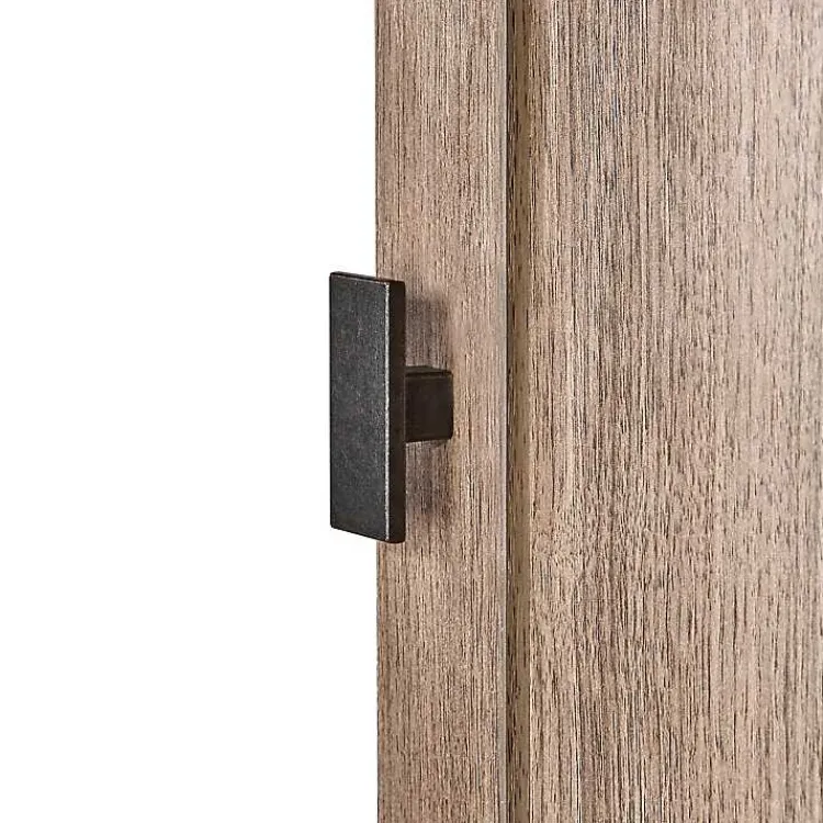 Kirklands Home Shelves|Honey Woodgrain Wall-Mounted Cabinet Tan