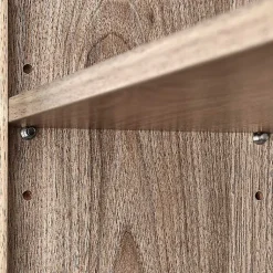 Kirklands Home Shelves|Honey Woodgrain Wall-Mounted Cabinet Tan