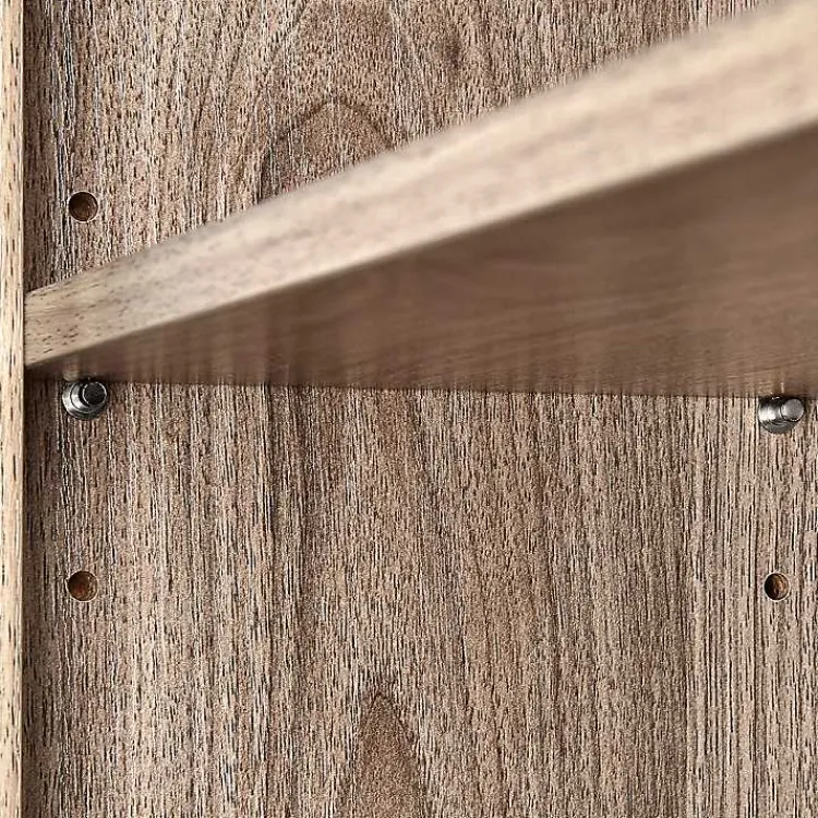 Kirklands Home Shelves|Honey Woodgrain Wall-Mounted Cabinet Tan