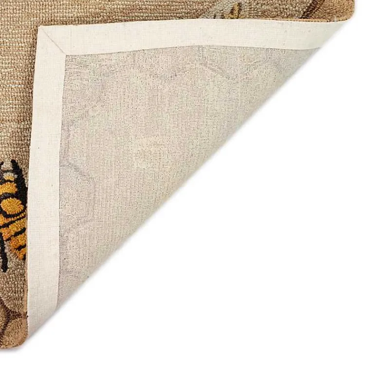 Kirklands Home Outdoor Rugs|Honeycomb Bees Outdoor Area Rug, 5x7