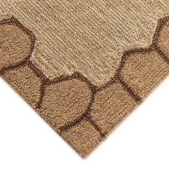 Kirklands Home Outdoor Rugs|Honeycomb Bees Outdoor Area Rug, 5x7