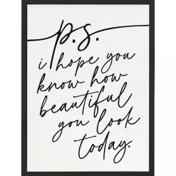 Kirklands Home Wall Quotes & Signs|Hope You Know Framed Wall Plaque
