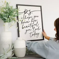 Kirklands Home Wall Quotes & Signs|Hope You Know Framed Wall Plaque