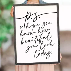 Kirklands Home Wall Quotes & Signs|Hope You Know Framed Wall Plaque