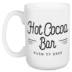 Hot Hot Cocoa Bar Mugs, Set of 2 Christmas Dining & Entertaining