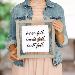 Kirklands Home Wall Quotes & Signs|House Hands Heart Full Wall Plaque